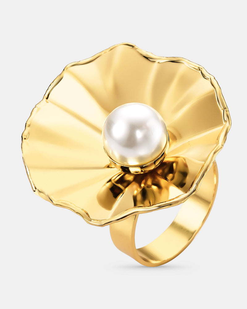 Anel Alvorada Banhado a Ouro