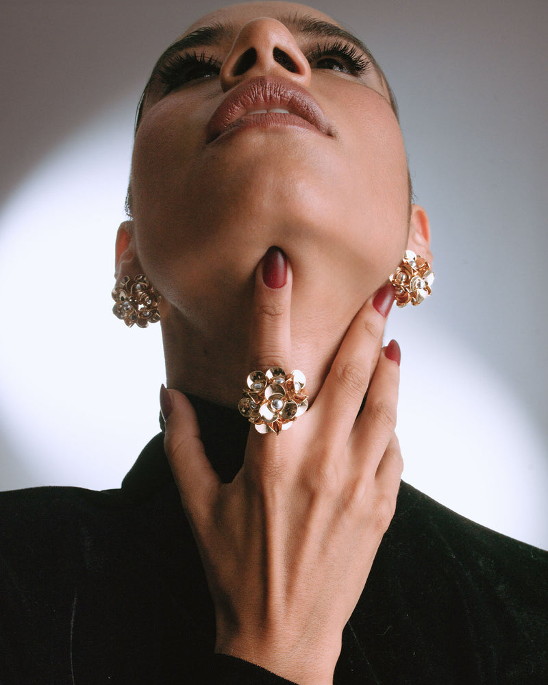 Brinco Vaidade Banhado a Ouro