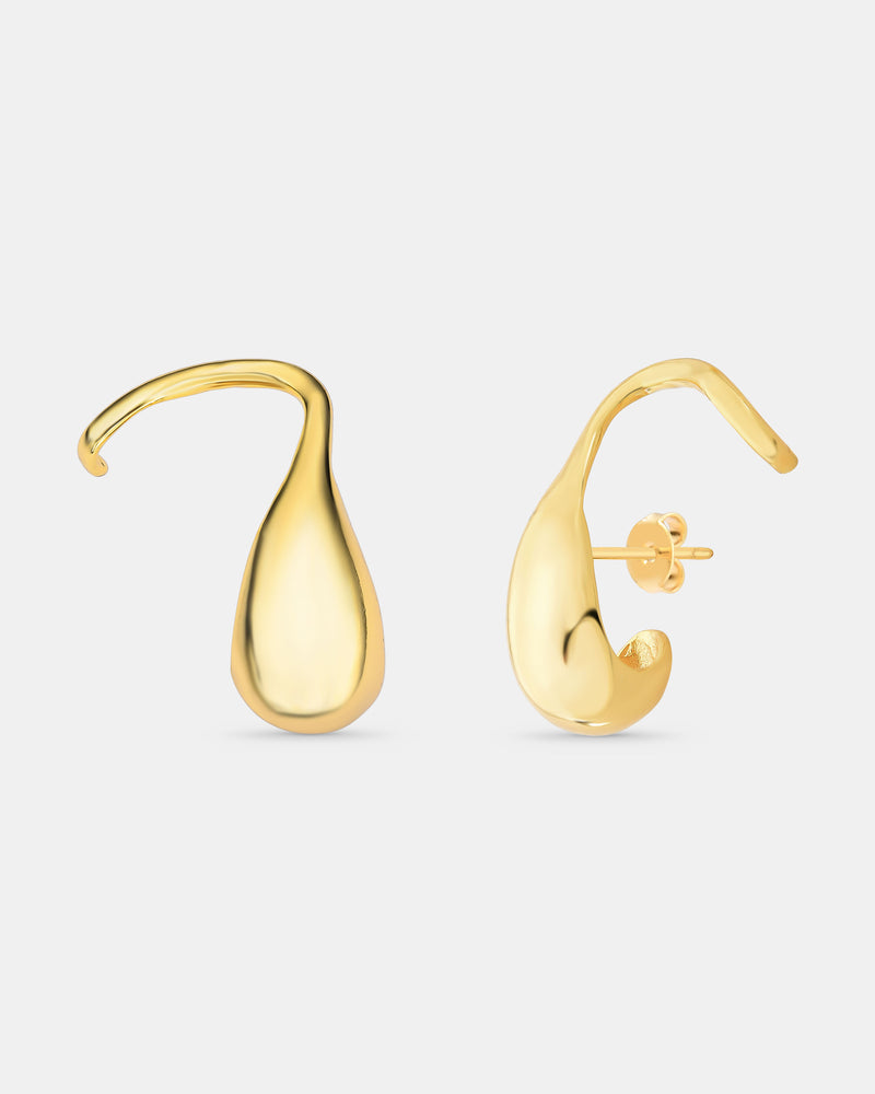 Brinco Brisa Banhado a Ouro