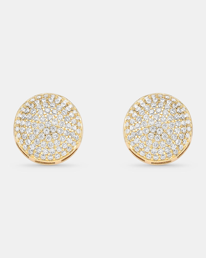 Brinco Luar Banhado a Ouro