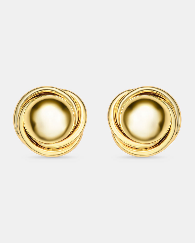 Brinco Orbe Banhado a Ouro