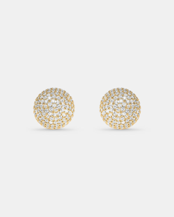 Brinco Dual Banhado a Ouro