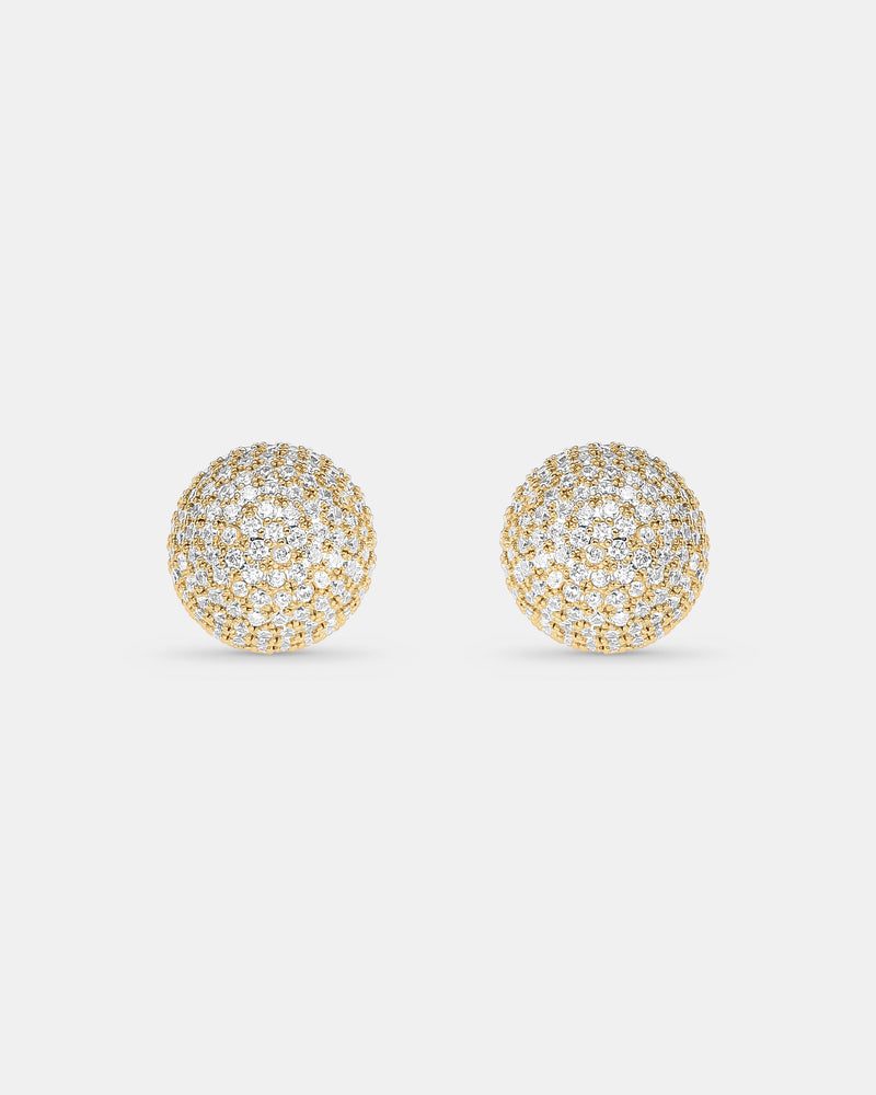 Brinco Dual Banhado a Ouro