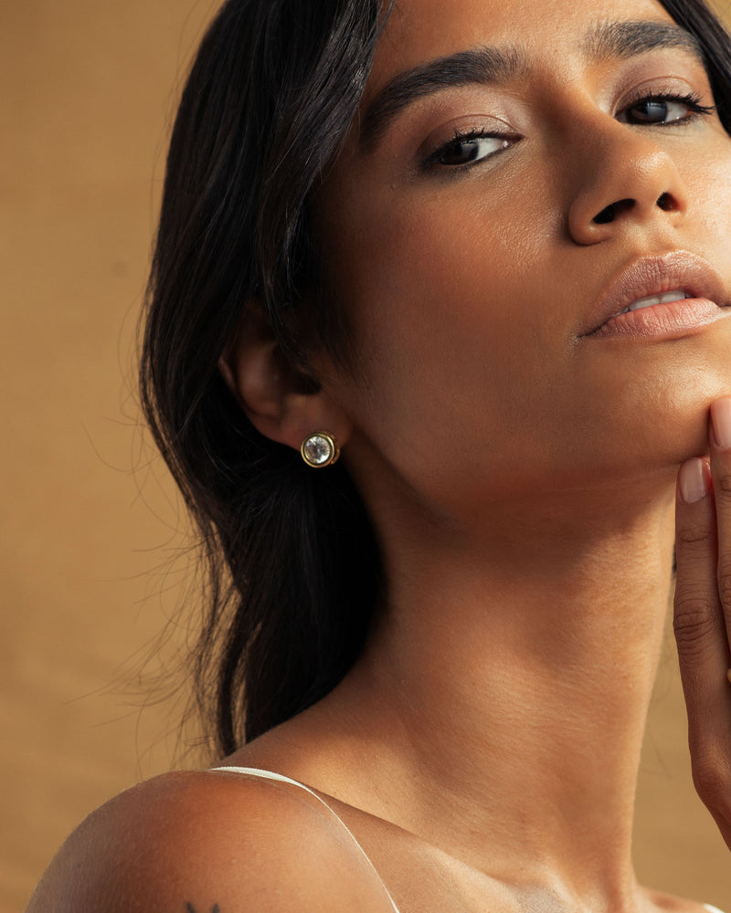 Brinco Celeste Banhado a Ouro