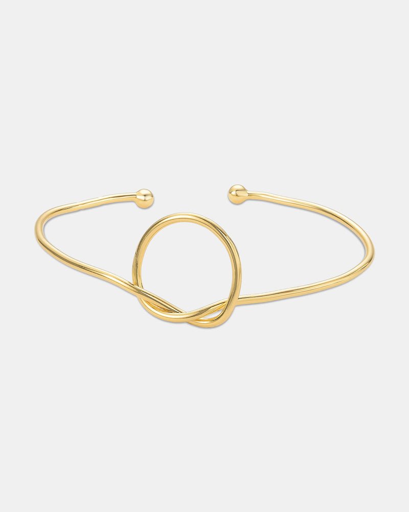 Pulseira Nó Banhada a Ouro