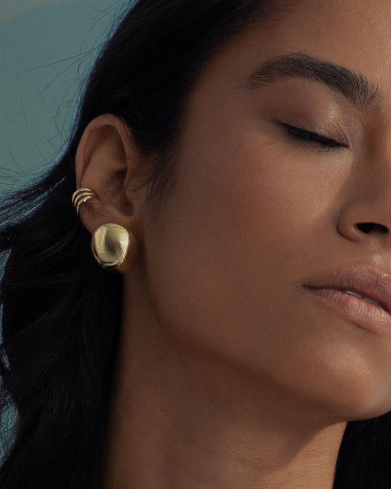 Brinco Tríade Banhado a Ouro