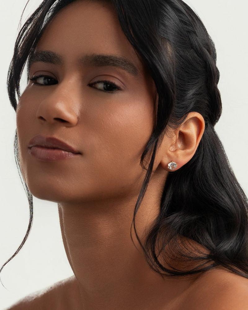 Brinco Orvalho Banhado a Prata